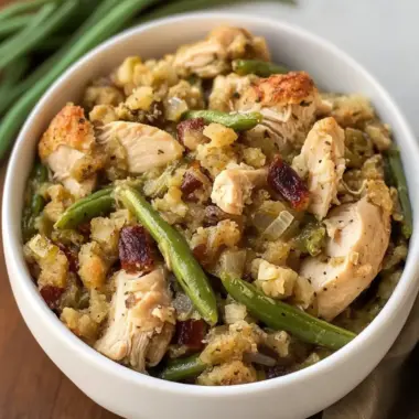 Crockpot Chicken and Stuffing with Green Beans Made Easy 10 Crockpot Chicken and Stuffing with Green Beans