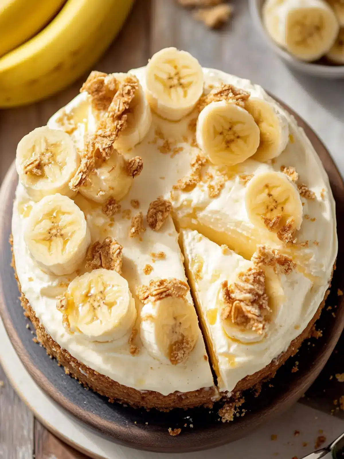 Indulge in Decadence: Banana Pudding Cheesecake Delight 4 Banana Pudding Cheesecake