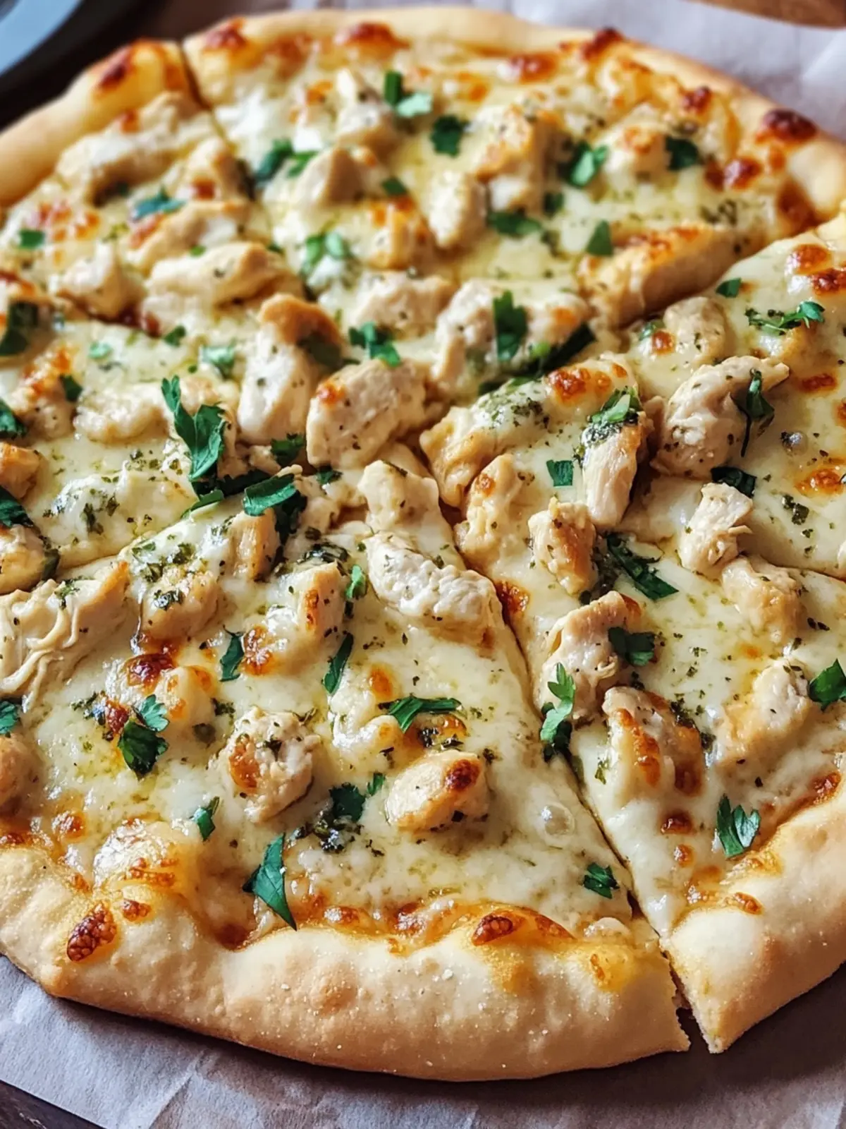 Creamy Chicken Alfredo Pizza Recipe for Pizza Lovers 3 Chicken Alfredo Pizza