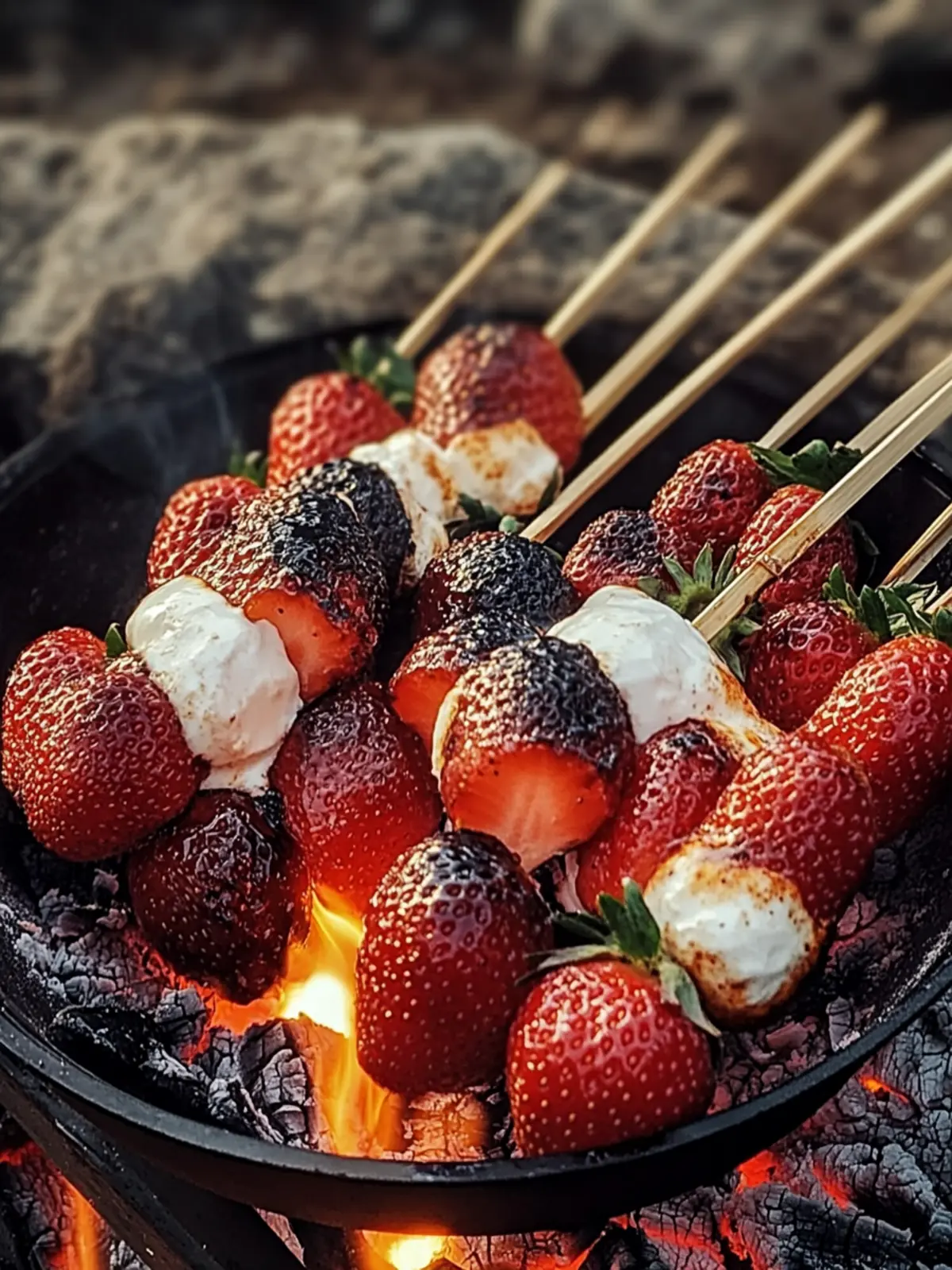 Campfire Strawberries: Sweet Treats for Cozy Nights Outdoors 2 Campfire Strawberries