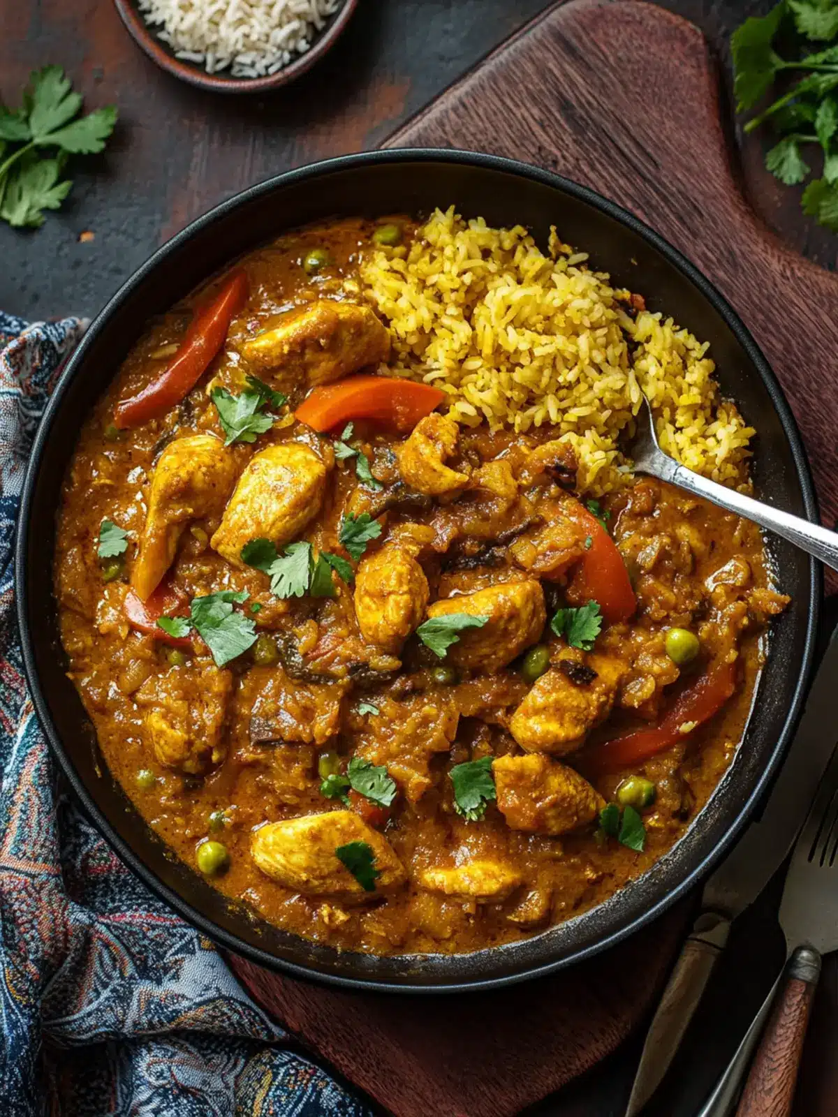 Savor Chicken Dupiaza with Pilau Rice for Cozy Nights In 3 Chicken Dupiaza with Pilau Rice