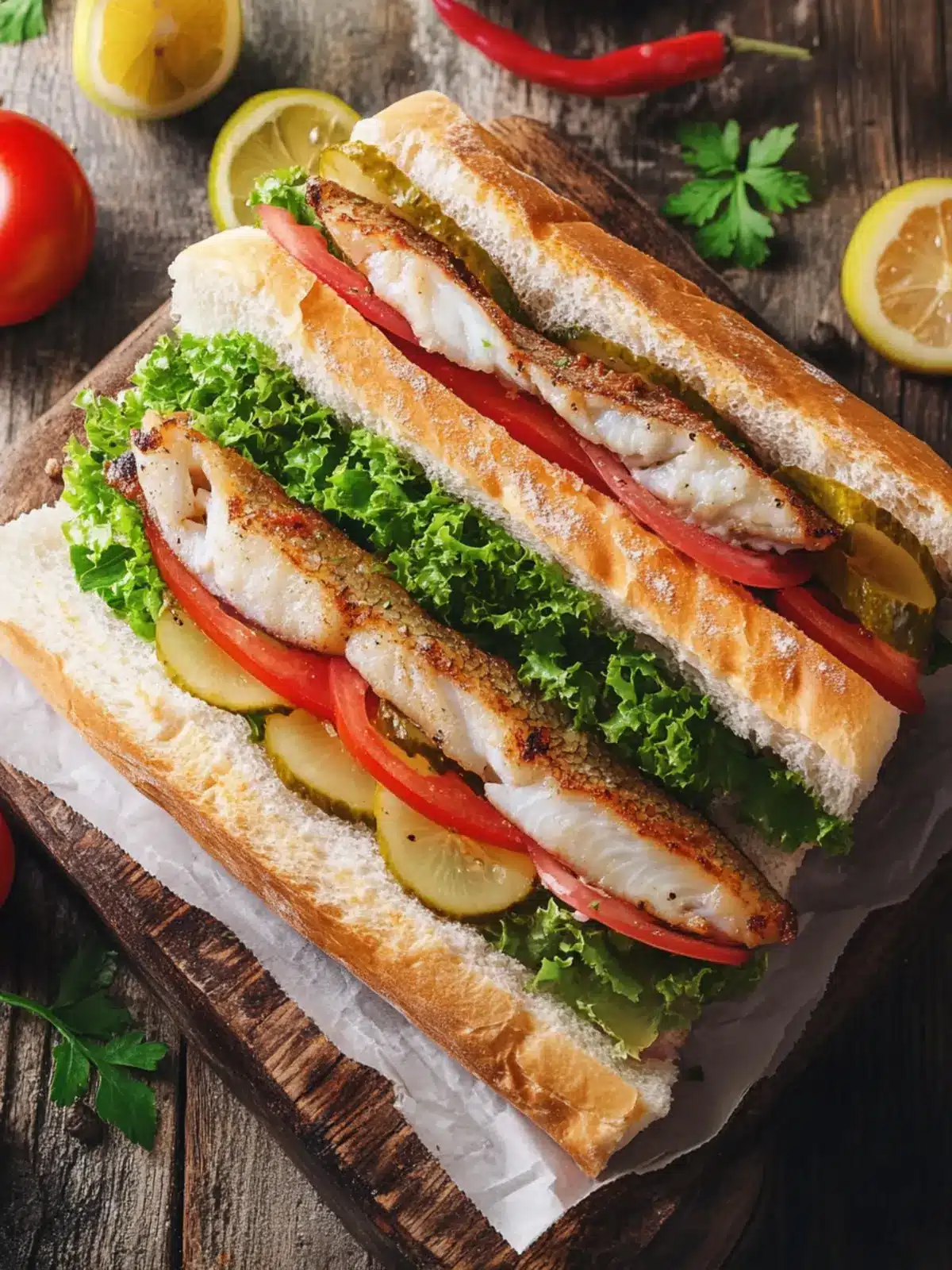 Savory Turkish Fish Sandwich: A Taste of Istanbul at Home 4 Turkish Fish Sandwich