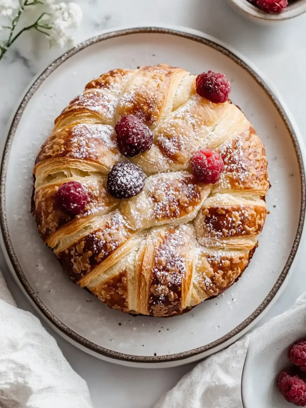 Delicious Croissant Cake: Easy Brunch Delight to Impress 4 Croissant Cake