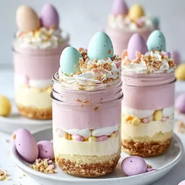 Delightful Easter Egg Cheesecake Jars for a Sweet Spring Treat 10 Easter Egg Cheesecake Jars