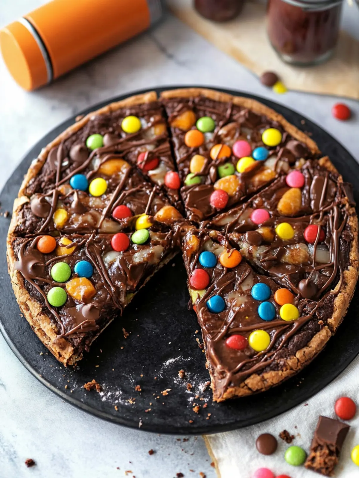 Irresistible Candy Brownie Pizza: Sweeten Your Day! 4 Candy Brownie Pizza