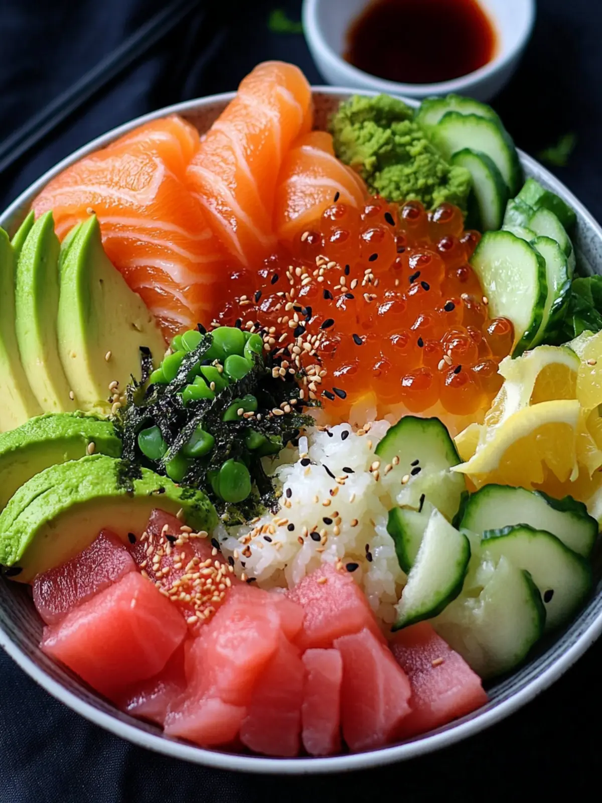 Chirashi Bowl: Your Ultimate DIY Sushi Adventure at Home 5 Chirashi Bowl