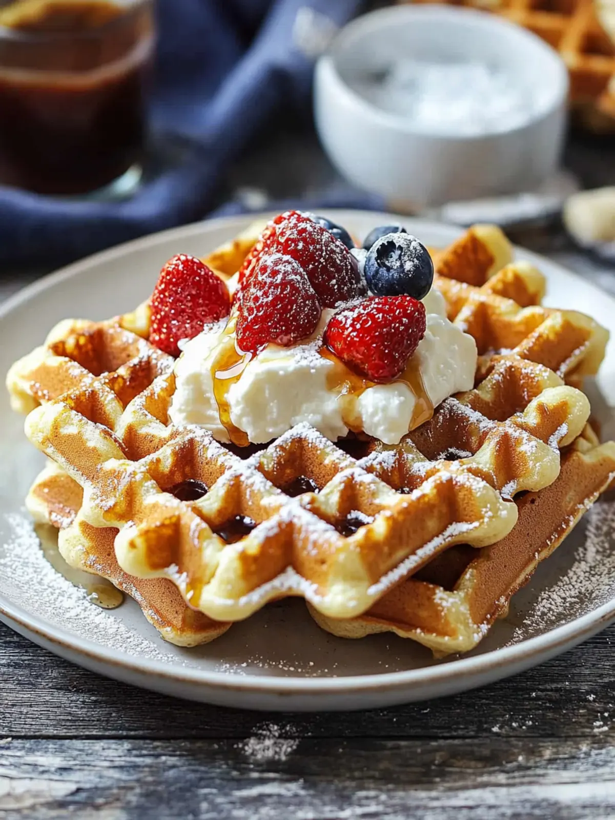 Melt-in-Your-Mouth Dutch Cream Waffles in Just 20 Minutes 4 Dutch Cream Waffles