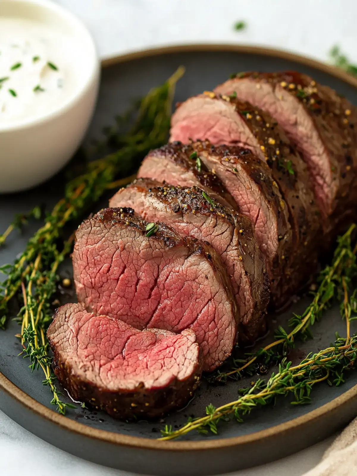 Smoked Beef Tenderloin with Creamy Horseradish Sauce Bliss 3 Smoked Beef Tenderloin with Creamy Horseradish Sauce