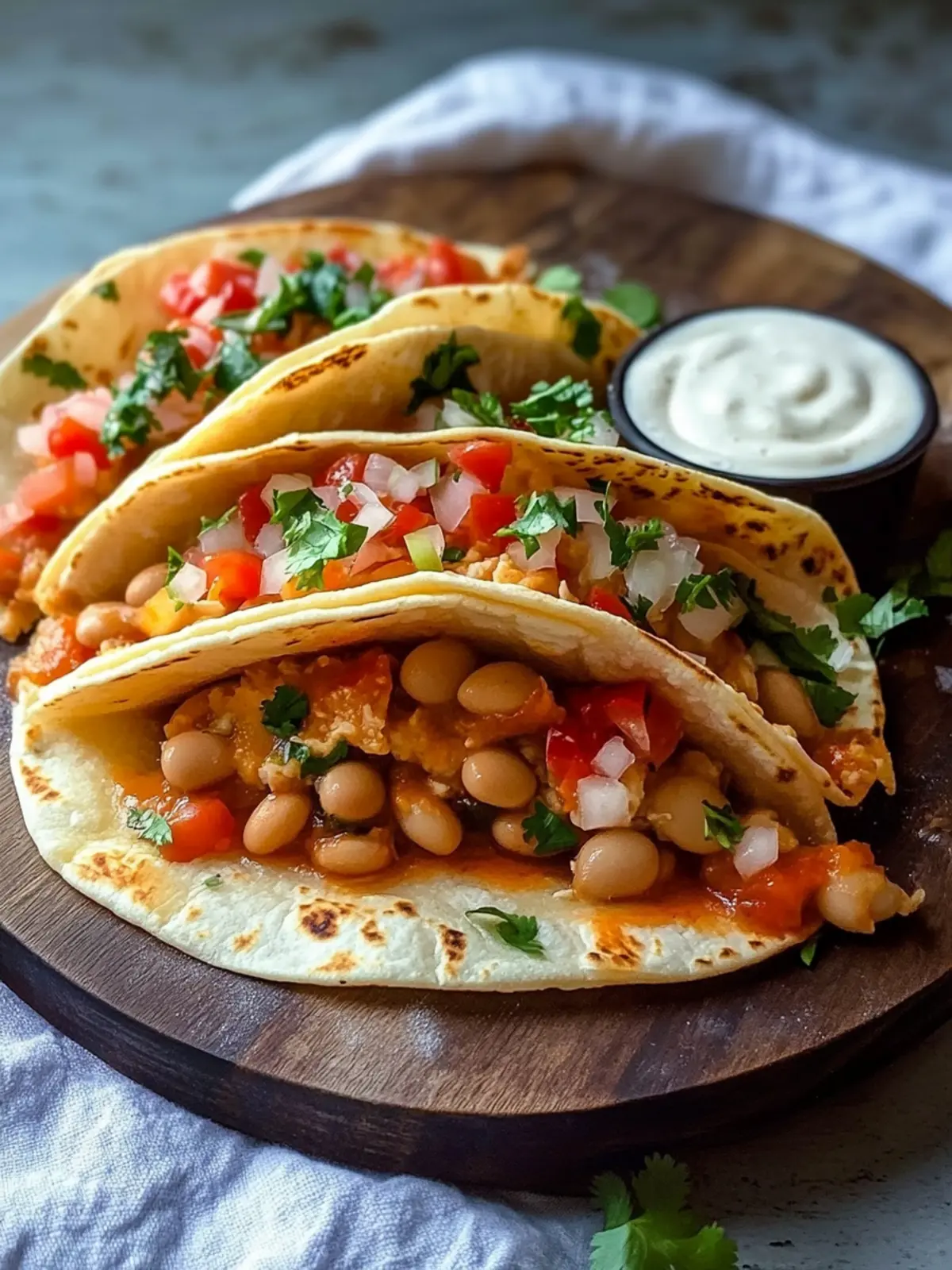 Spicy Buffalo White Bean Tacos for a Homemade Delight 2 Buffalo White Bean Tacos