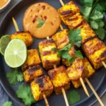 Savory Paneer Satay with Creamy Peanut Sauce for Food Lovers 13 Paneer Satay