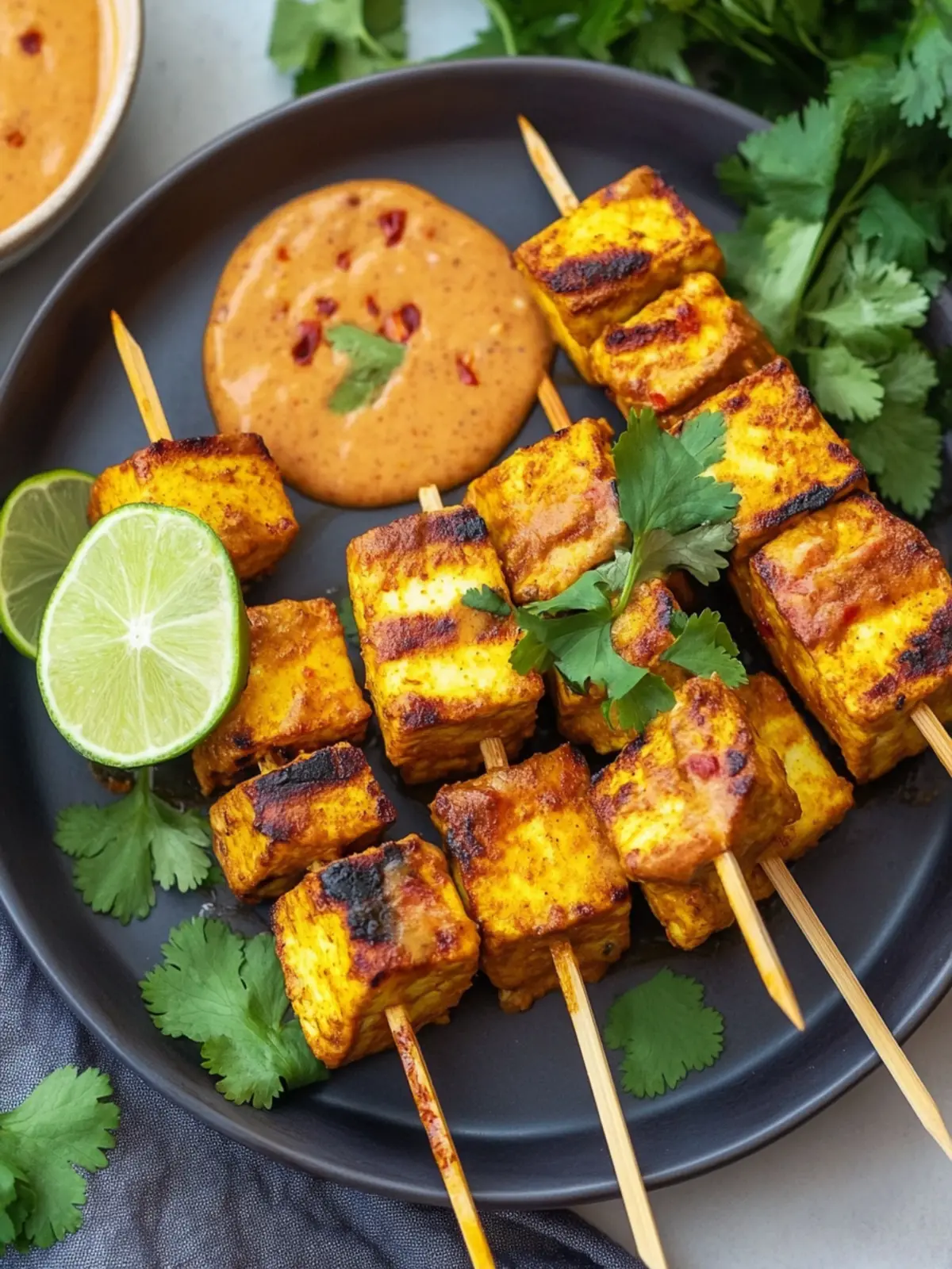 Savory Paneer Satay with Creamy Peanut Sauce for Food Lovers 5 Paneer Satay