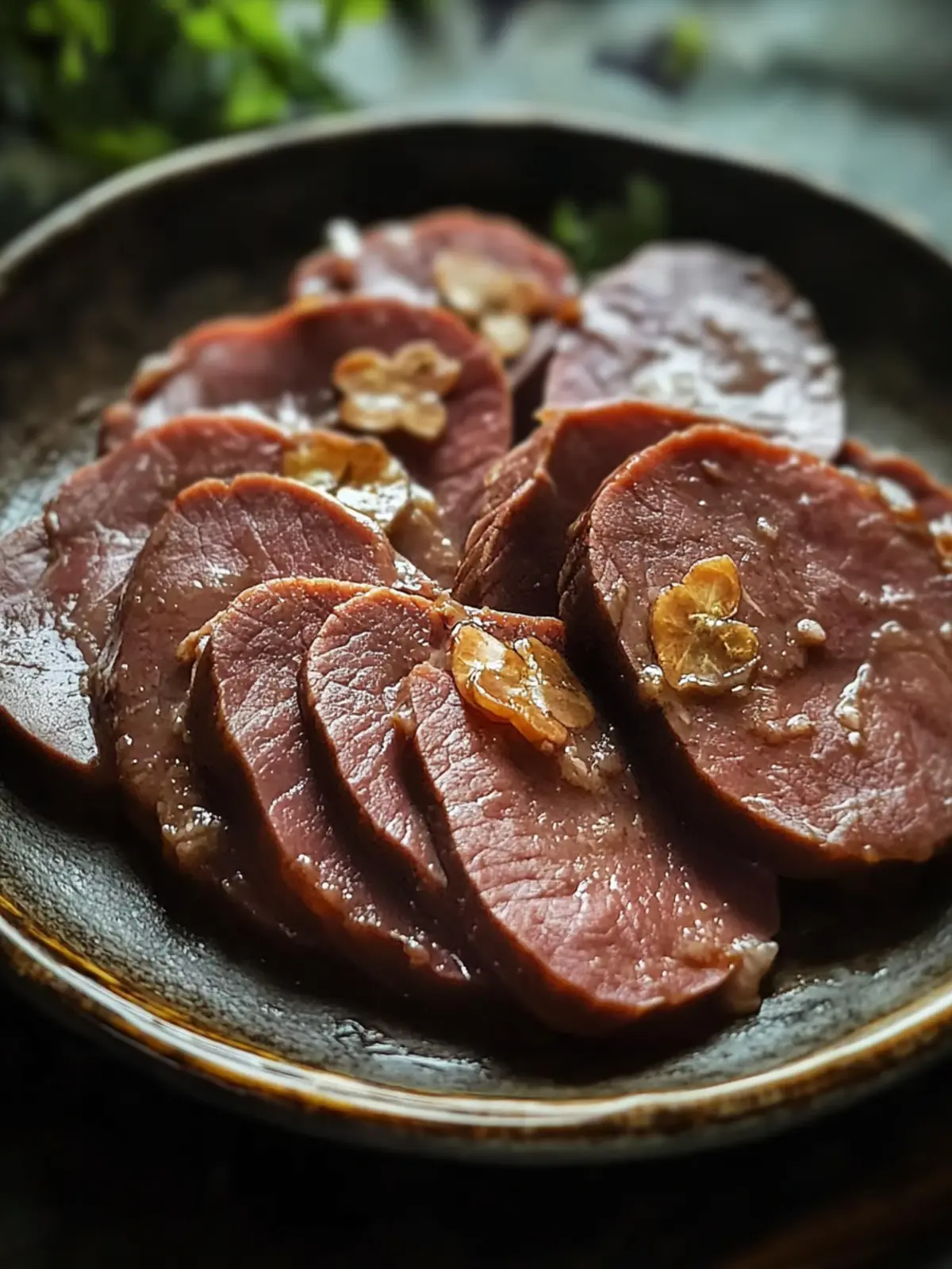 Delicious Boiled Beef Tongue Slices: A Comfort Food Treat 2 Boiled Beef Tongue Slices