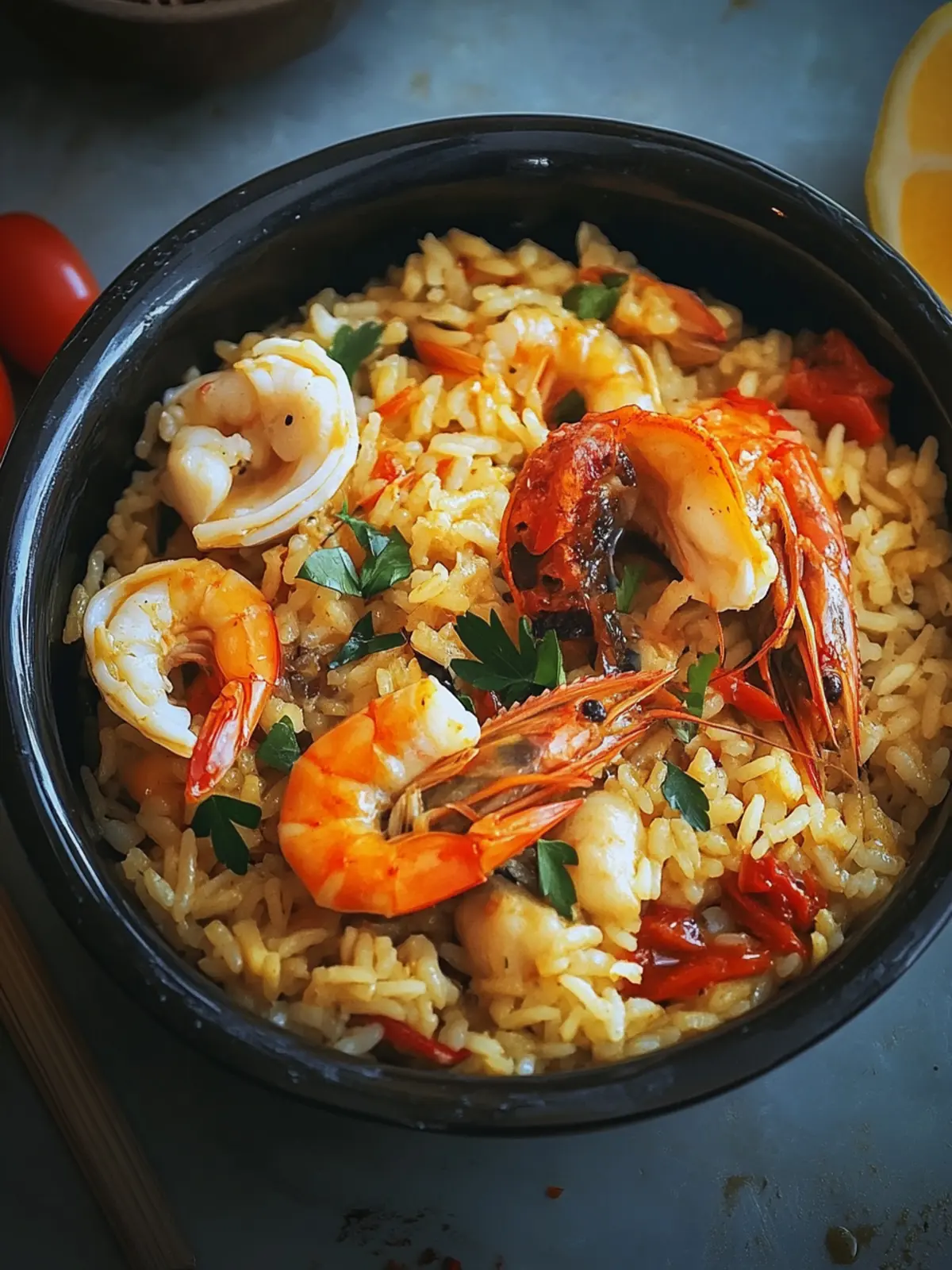 Seafood Rice Delight: Irresistibly Creamy and Flavor Packed 3 Seafood Rice