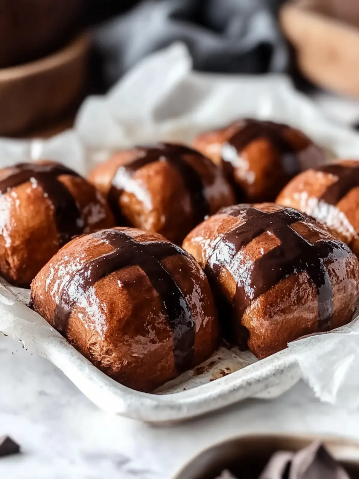 Brioche Chocolate Hot Cross Buns: A Delicious Twist for Easter 4 Brioche Chocolate Hot Cross Buns