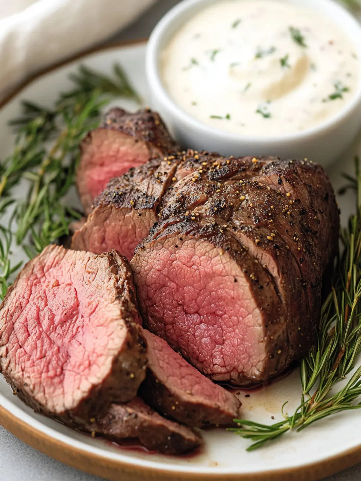 Smoked Beef Tenderloin with Creamy Horseradish Sauce Bliss 2 Smoked Beef Tenderloin with Creamy Horseradish Sauce