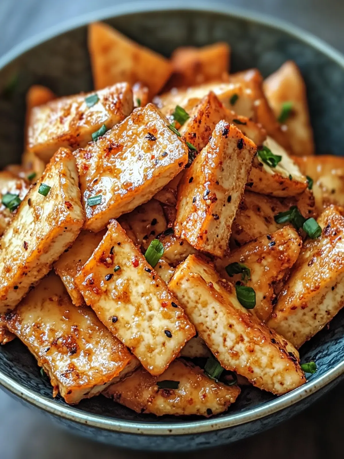 Crispy Sautéed Tofu Skin: A Flavorful Vegan Snack Delight 2 Crispy Sautéed Tofu Skin