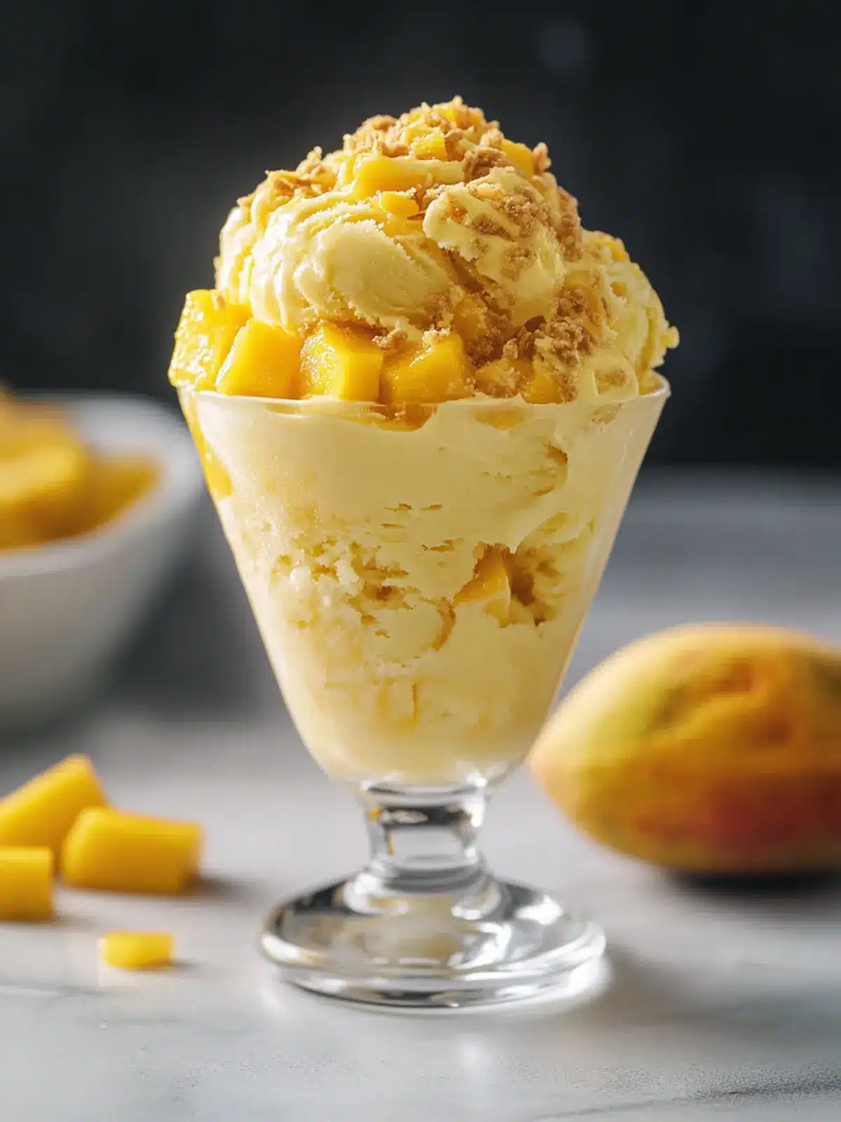 Mango Cheesecake Ice Cream That's a Cool Summer Delight 3 Mango Cheesecake Ice Cream