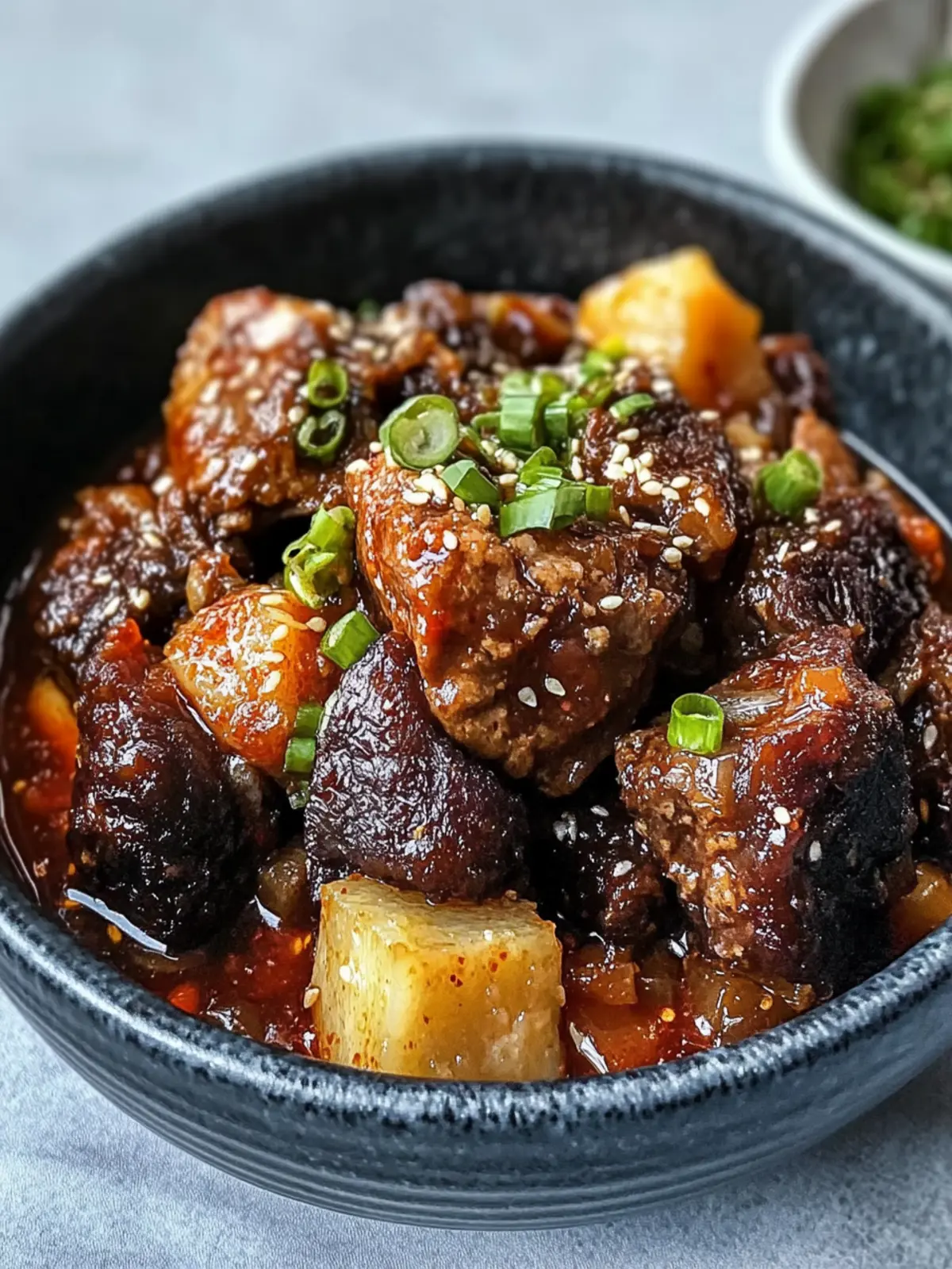 Korean Style Oxtail with Crispy Rice: Dinner Made Divine 2 Korean Style Oxtail
