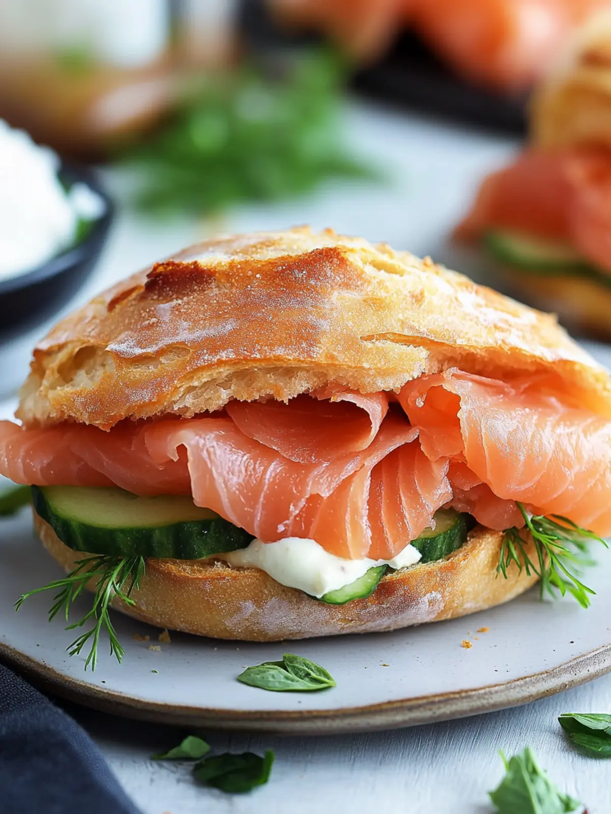 Irresistible Smoked Salmon Sandwiches for Quick Delights 3 Smoked Salmon Sandwich
