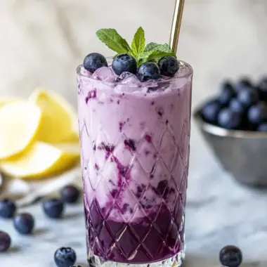 Sugar-Free Blueberry Italian Cream Soda: Creamy Summer Bliss 9 Blueberry Italian Cream Soda