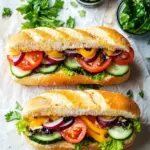 Delicious Veggie Subs with Creamy Avocado and Cheese Delight 14 Veggie Subs