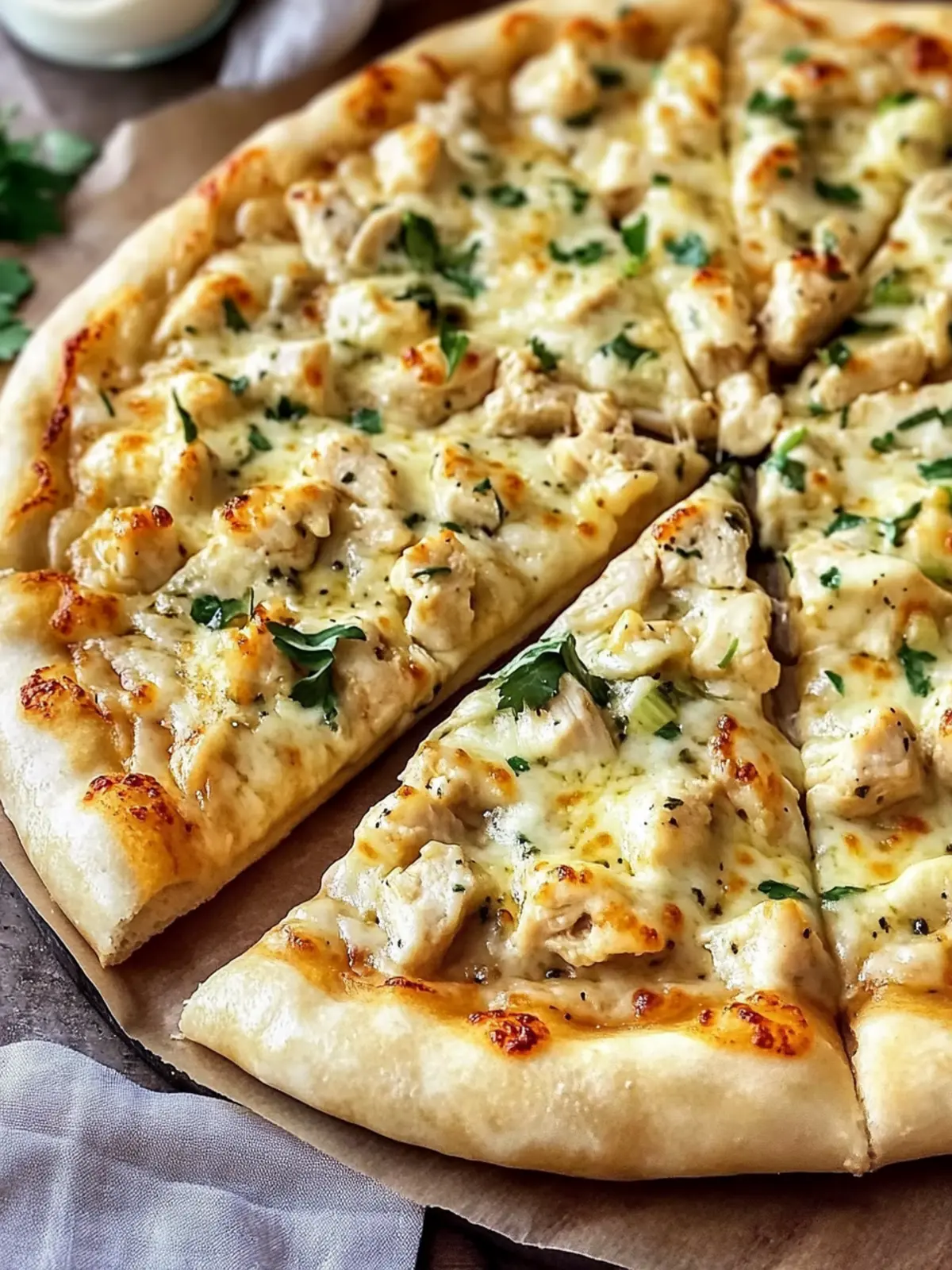 Creamy Chicken Alfredo Pizza Recipe for Pizza Lovers 2 Chicken Alfredo Pizza