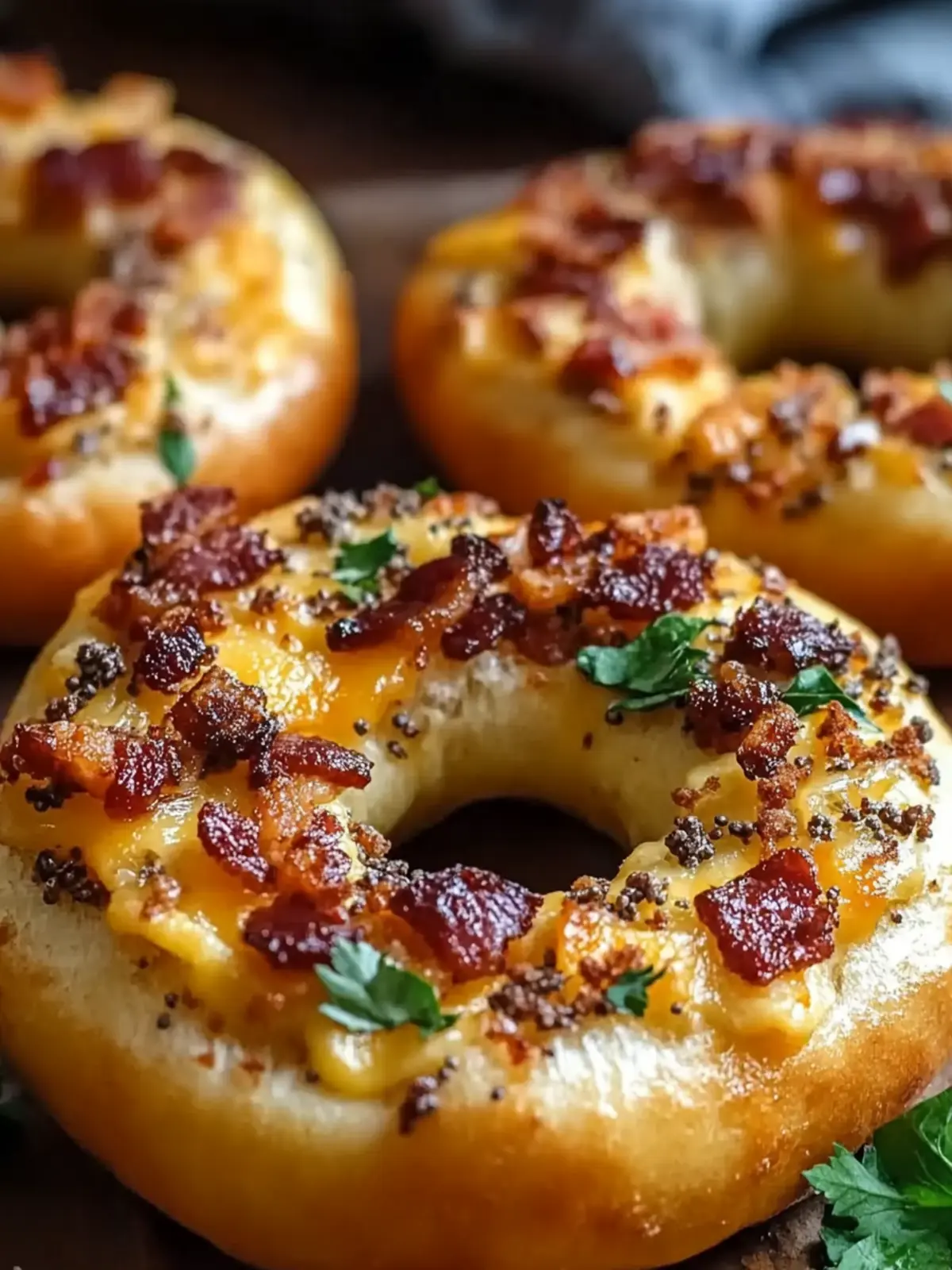 Homemade Bacon Cheddar Bagels for a Savory Breakfast Delight 4 Bacon Cheddar Bagels