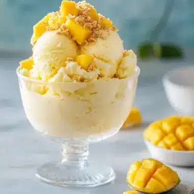 Mango Cheesecake Ice Cream That's a Cool Summer Delight 9 Mango Cheesecake Ice Cream