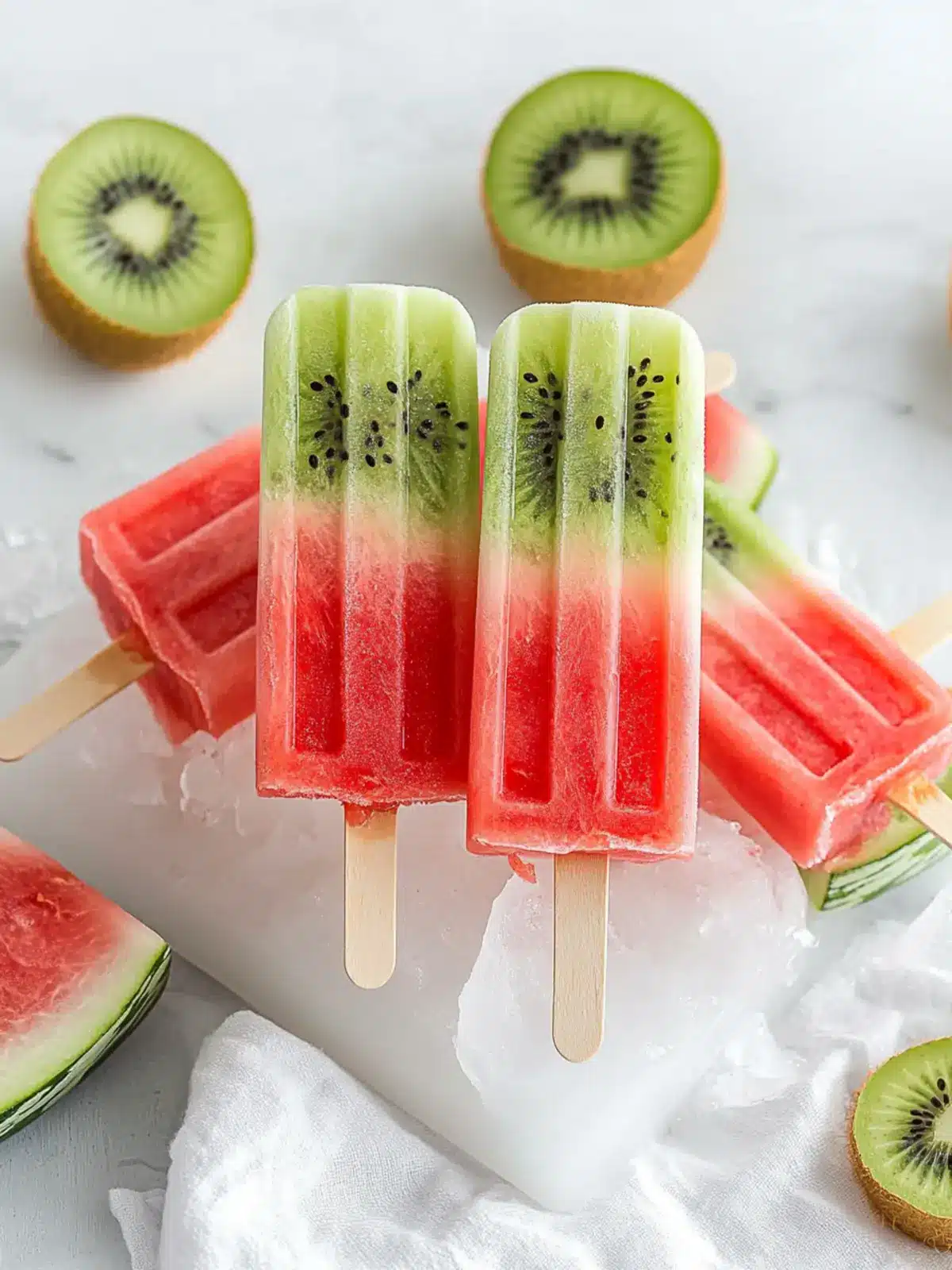 Delicious Watermelon Kiwi Popsicles That Beat the Heat 3 Watermelon Kiwi Popsicles