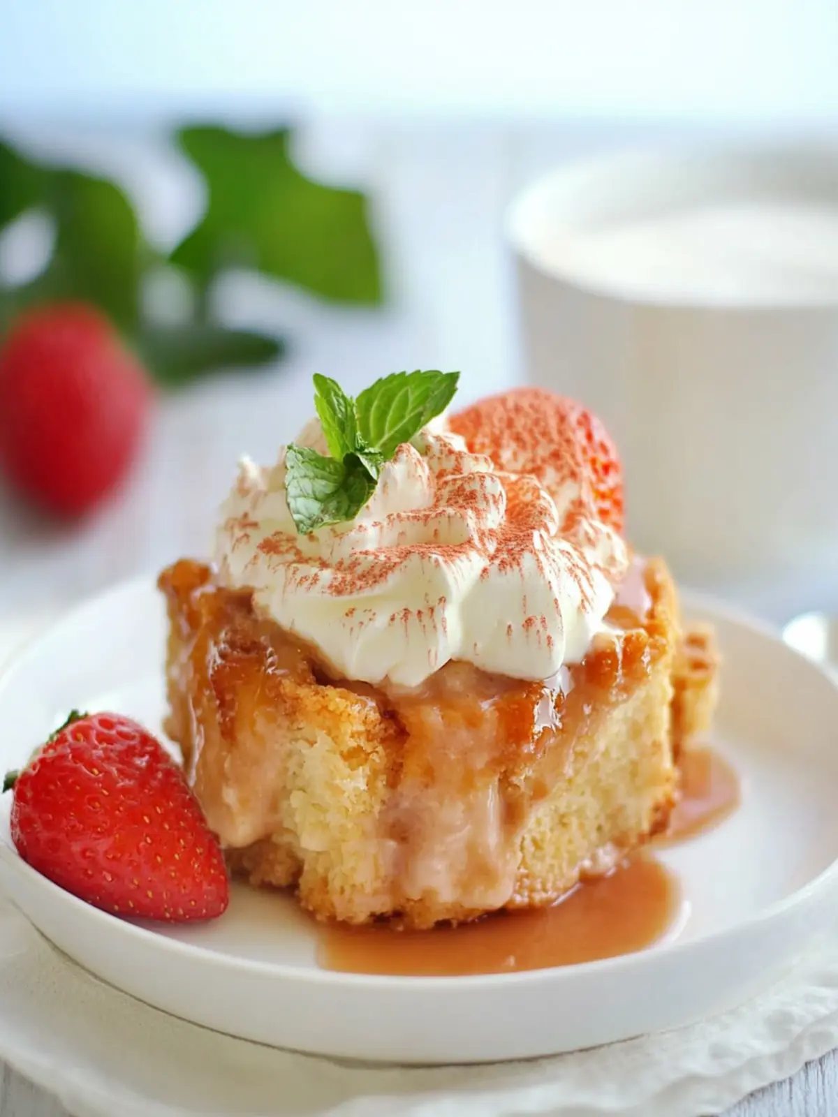 Delicious Tres Leches Bread Pudding for Comforting Indulgence 3 Tres Leches Bread Pudding