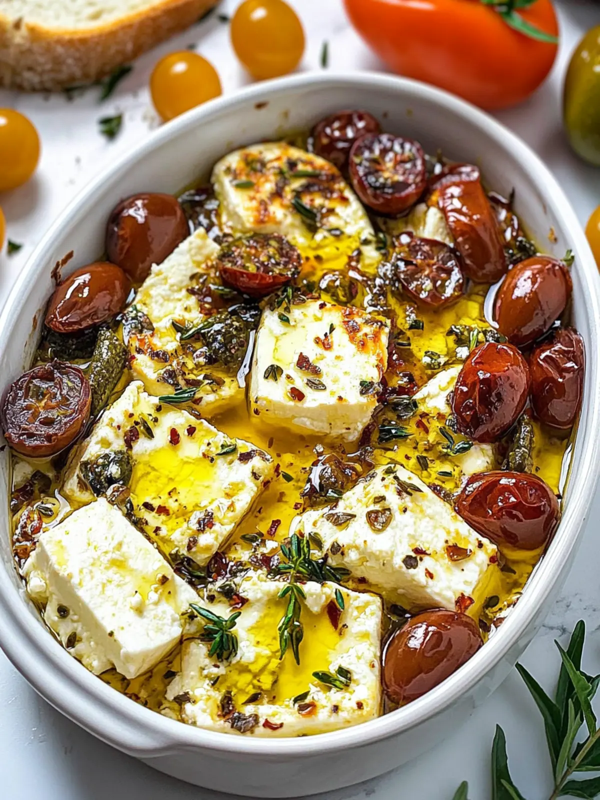 Irresistible Baked Feta Appetizer in Just 25 Minutes! 2 Baked Feta Appetizer