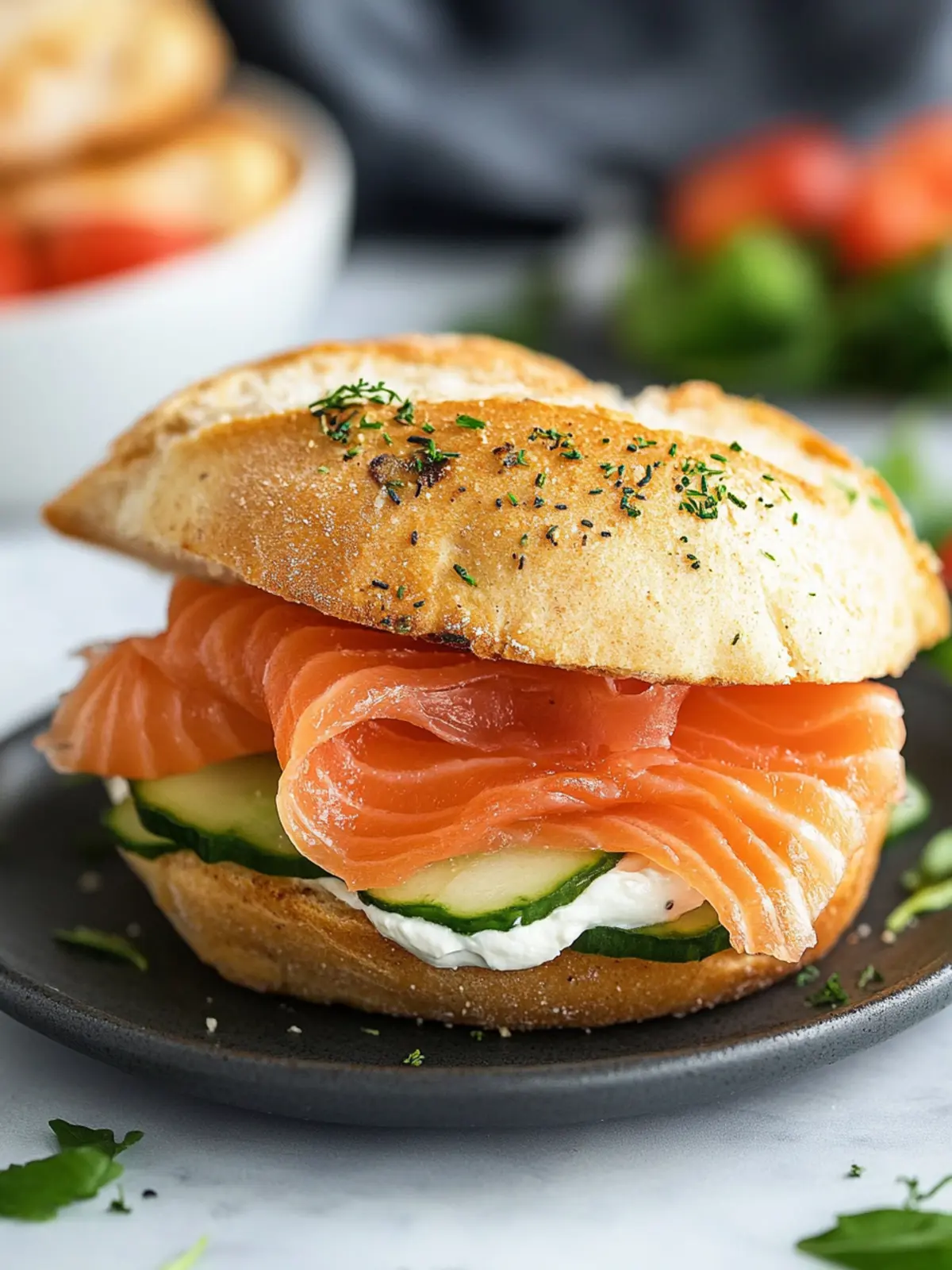 Irresistible Smoked Salmon Sandwiches for Quick Delights 2 Smoked Salmon Sandwich