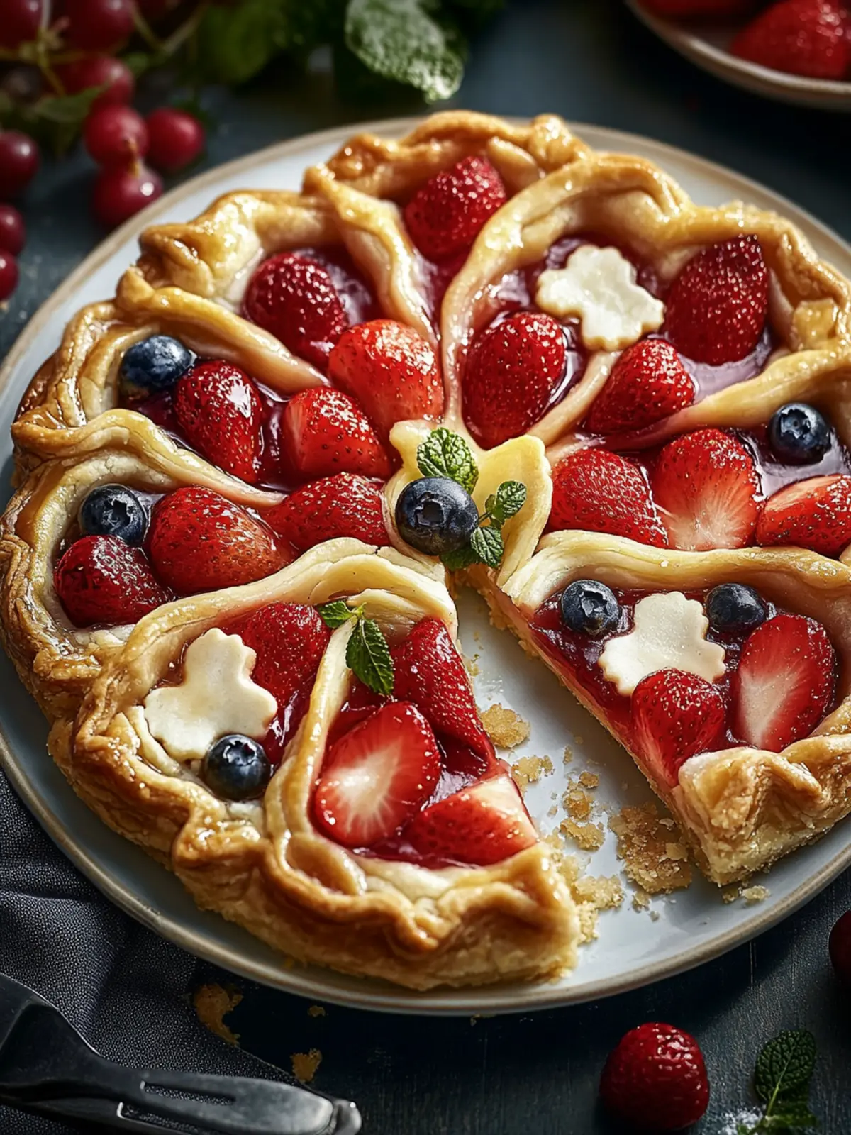 Irresistible Pull Apart Pie: Enjoy Three Fruity Flavors! 5 Pull Apart Pie