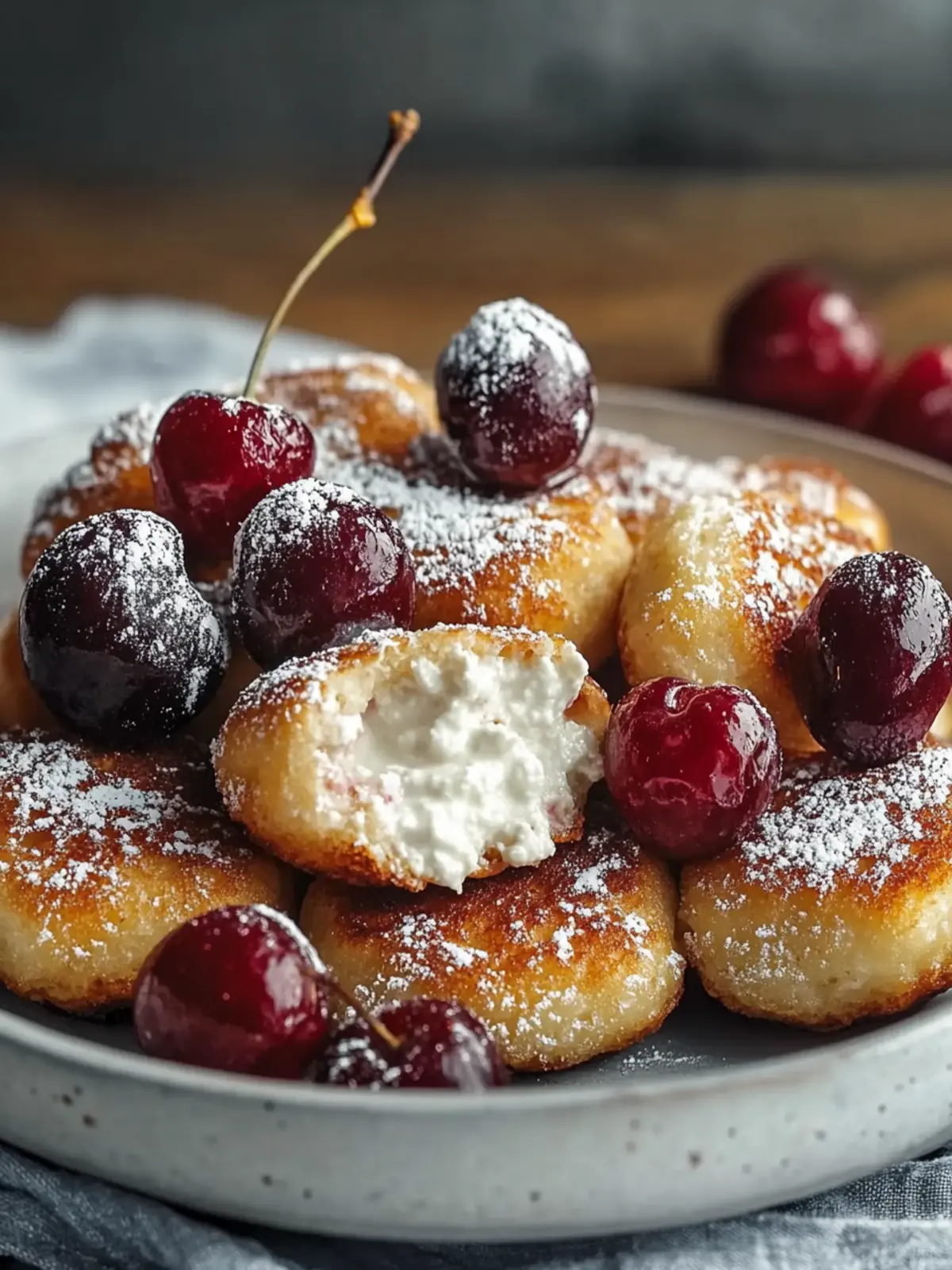 Delicious Cherry Ricotta Pancake Fritters to Brighten Mornings 5 Cherry Ricotta Pancake Fritters