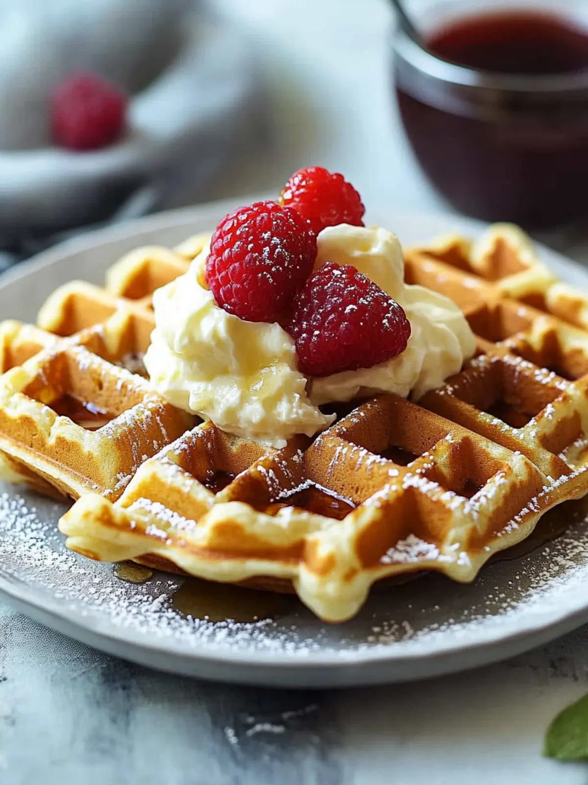 Melt-in-Your-Mouth Dutch Cream Waffles in Just 20 Minutes 2 Dutch Cream Waffles