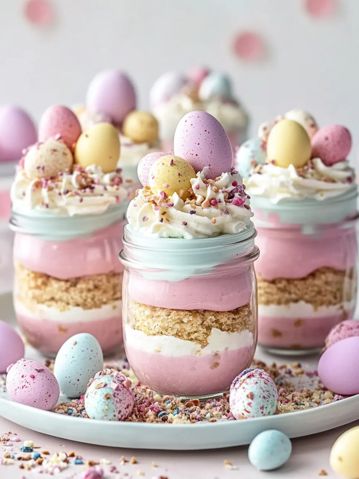 Delightful Easter Egg Cheesecake Jars for a Sweet Spring Treat 4 Easter Egg Cheesecake Jars