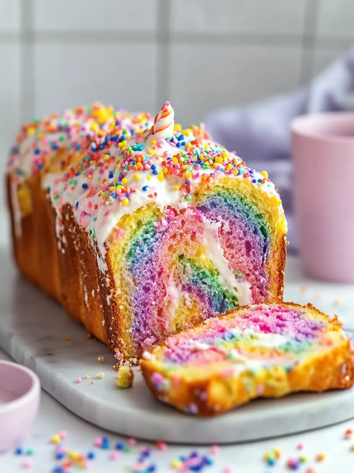 Unicorn Bread: Whimsical Rainbow Banana Delight for All! 5 Unicorn Bread
