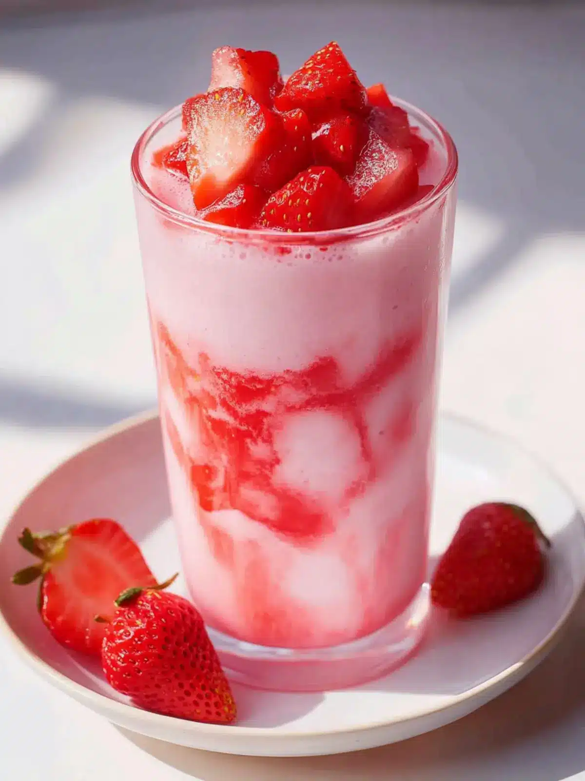Cafe Style Korean Strawberry Milk You Can Make at Home 5 Cafe Style Korean Strawberry Milk