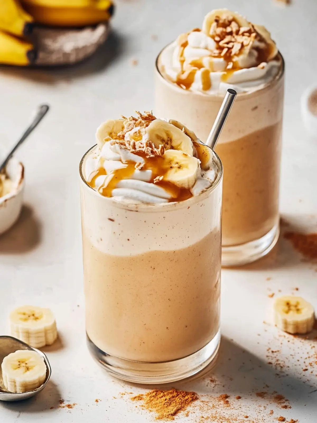 Gut Friendly Bananas Foster Smoothie for a Healthy Boost 2 Bananas Foster Smoothie