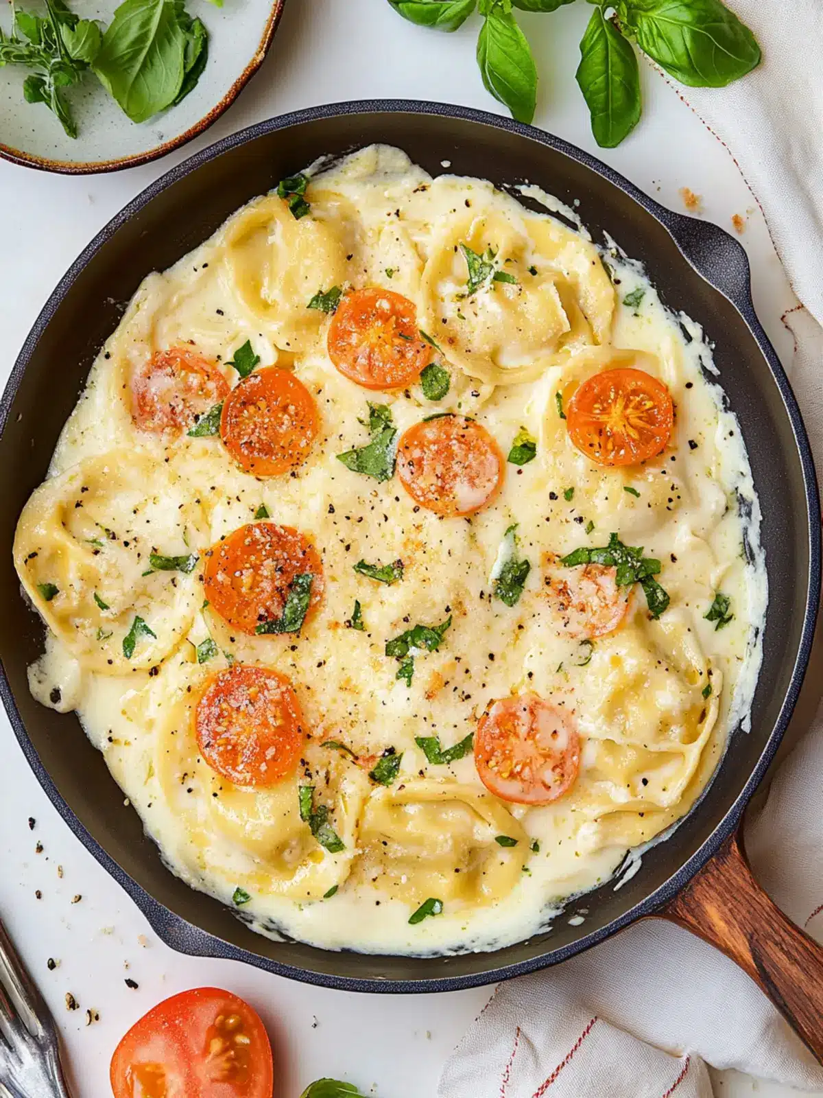 Creamy Alfredo Ravioli with Chicken and Bacon Delight 5 Alfredo Ravioli