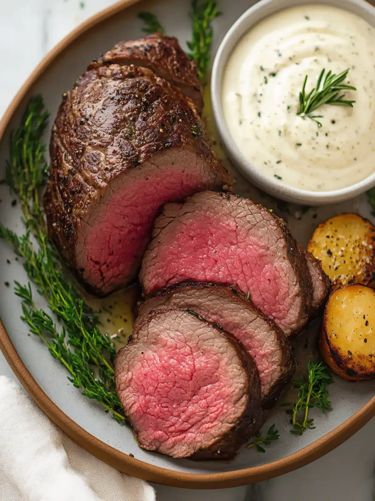 Smoked Beef Tenderloin with Creamy Horseradish Sauce Bliss 5 Smoked Beef Tenderloin with Creamy Horseradish Sauce