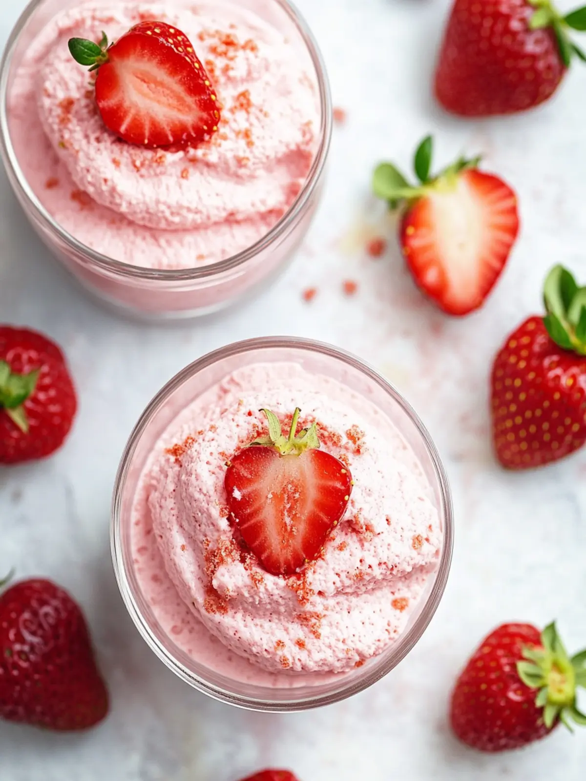 Delicious Strawberry Aquafaba Mousse for Guilt-Free Indulgence 2 Strawberry Aquafaba Mousse