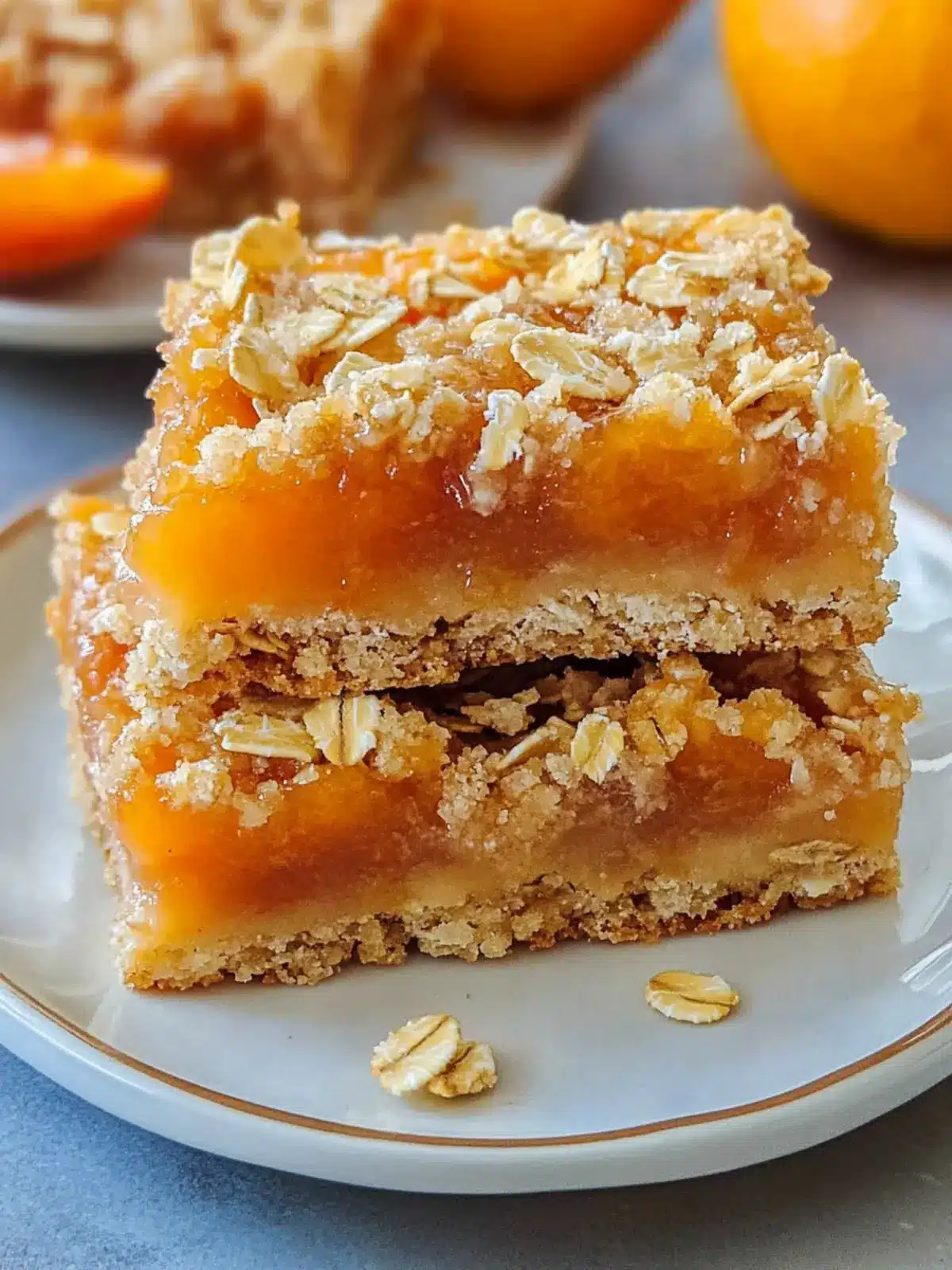 Apricot Oatmeal Crumble Bars Perfect for Your Snack Attack 3 Apricot Oatmeal Crumble Bars