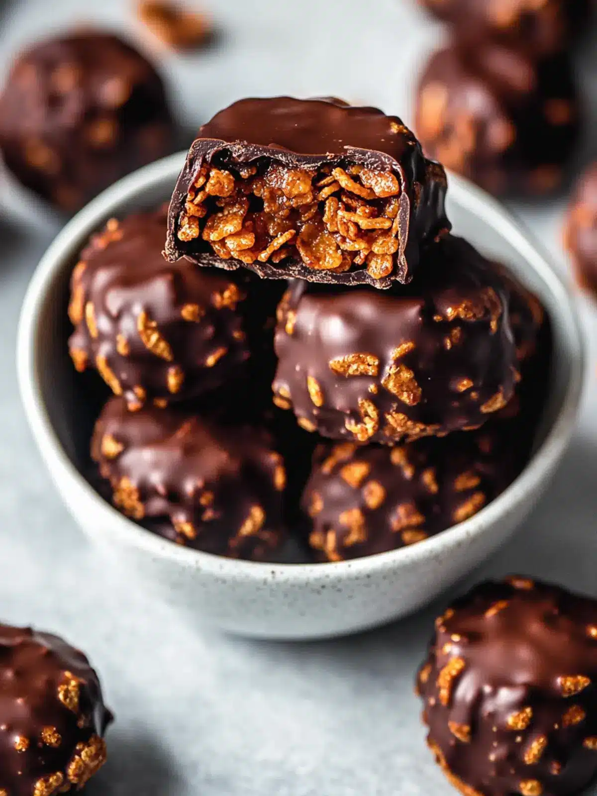 Delicious Chocolate Peanut Butter Cornflake Bites You’ll Love 4 Chocolate Peanut Butter Cornflake Bites