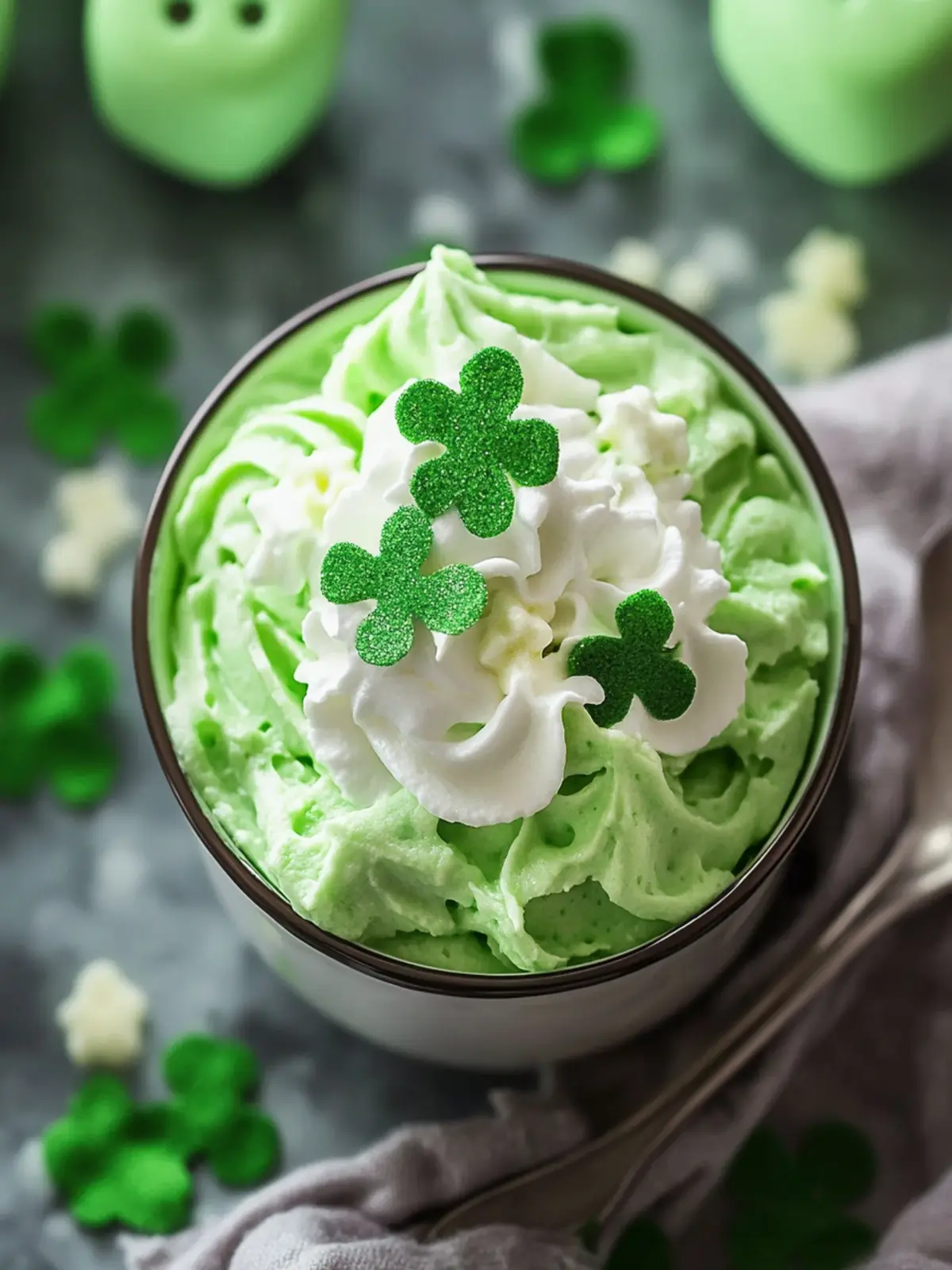 Delight in Shamrock Cheesecake Fluff for Sweet Celebrations 5 Shamrock Cheesecake Fluff