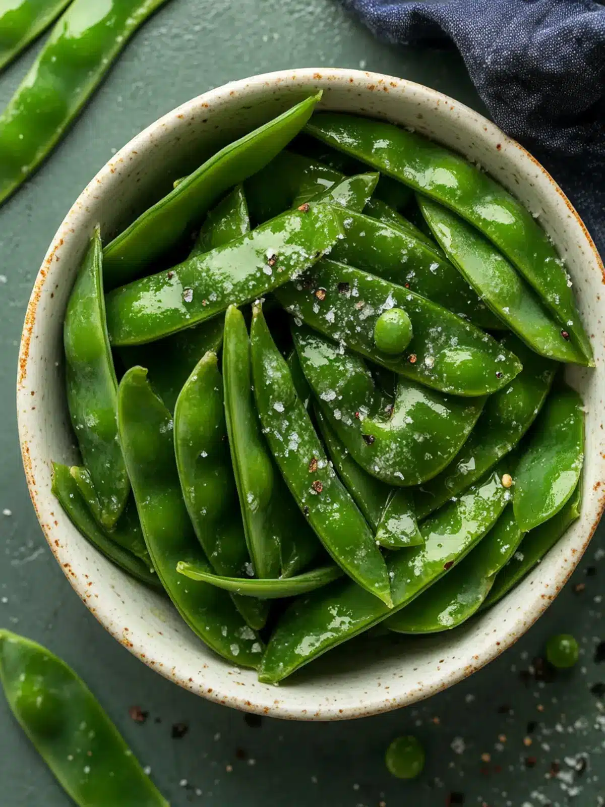 Sautéed Snow Peas: Quick, Zesty, and Absolutely Delicious! 2 Sautéed Snow Peas