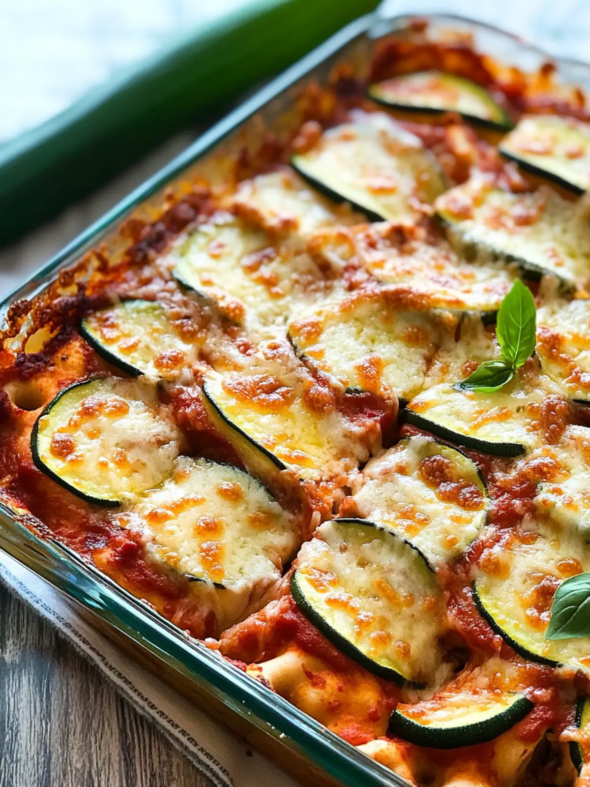 Zucchini Pizza Casserole: A Healthy Twist on Pizza Night! 2 Zucchini Pizza Casserole