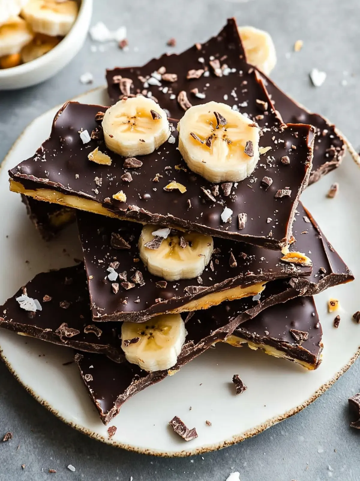 Deliciously Easy Chocolate Banana Bark You’ll Crave 5 Chocolate Banana Bark