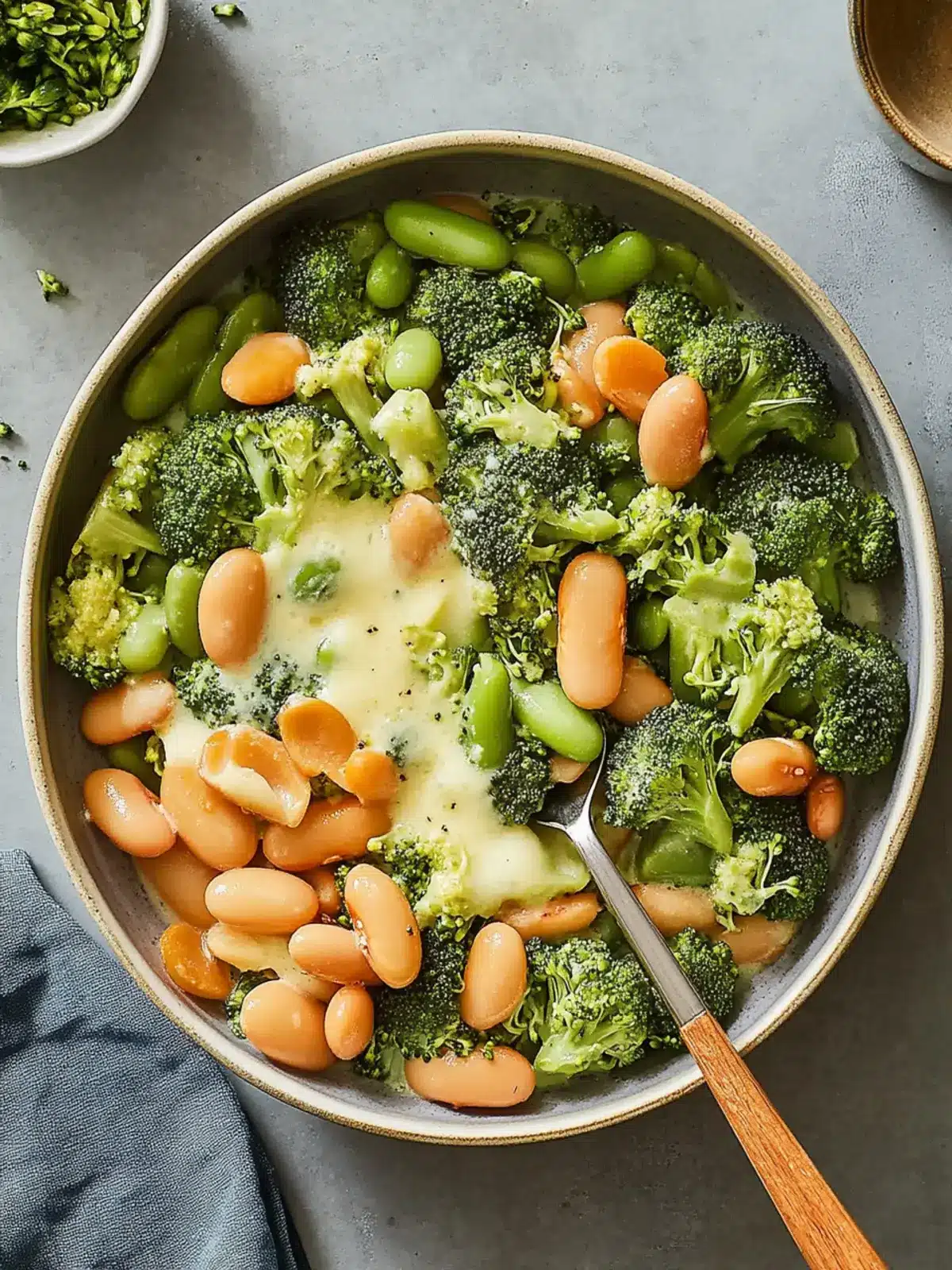Creamy Broccoli-Cheddar Butter Beans Anyone Can Master 2 Broccoli-Cheddar Butter Beans