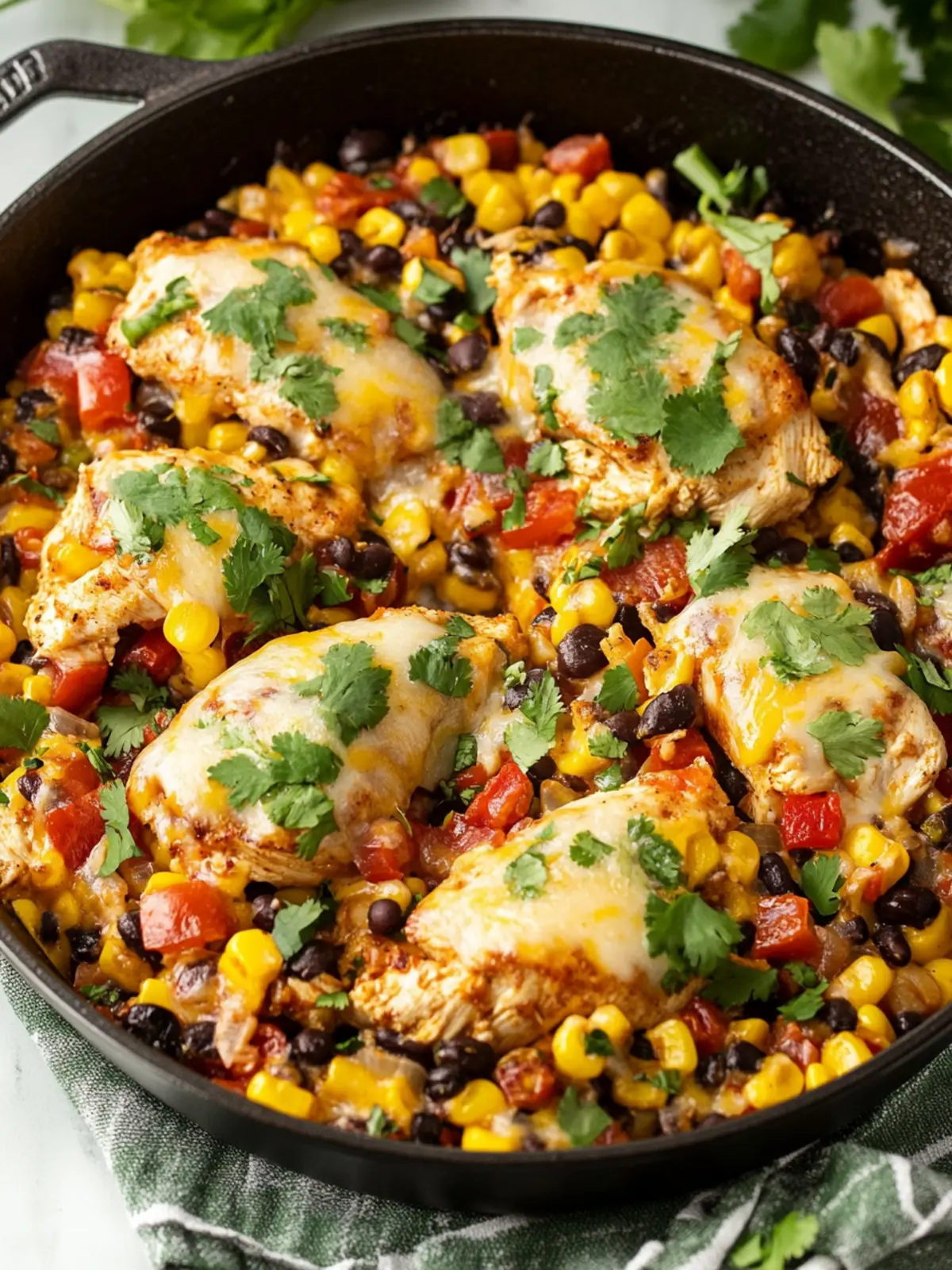 Savor the Flavor: Easy Santa Fe Chicken Skillet Delight 3 Santa Fe Chicken Skillet